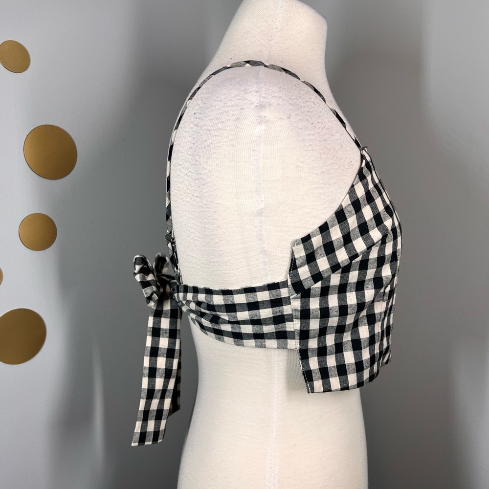 EUC Cry Baby Gingham Cropped Top - Picture 4 of 8